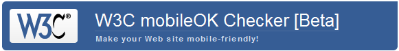 W3C mobileOK checker - beta version