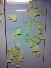 Our first whiteboard
