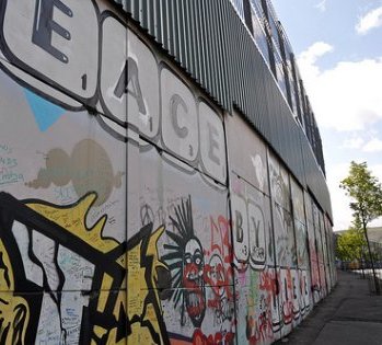 Belfast peace wall