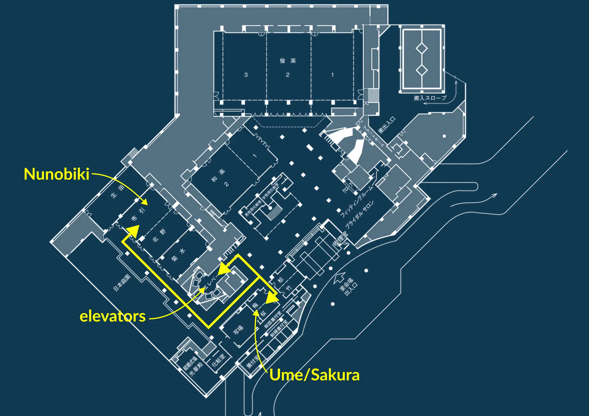 hotel basement map