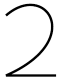 path shaped like the numeral '2'