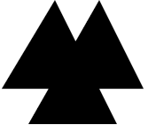 self-intersecting path with default fill-rule