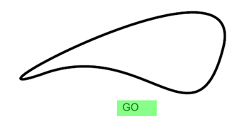 green 'go' button before start