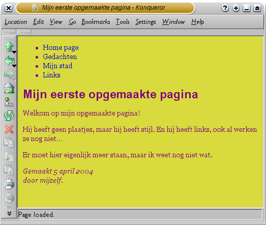 Screenshot met lettertypes