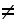notequal