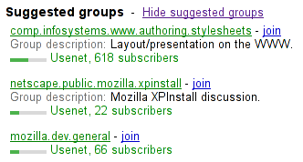 With the <meter> elements rendered as inline green bars of
varying lengths.