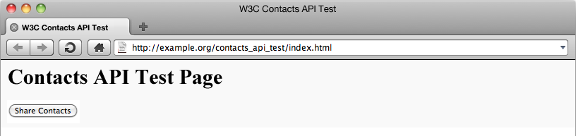 Contact Search via DOM Events