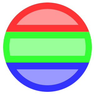 An image of circle drawing border lines with border-boundary: display