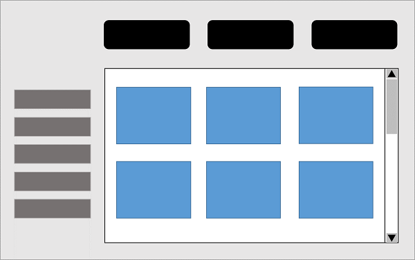 When elements are laid out in a grid pattern, spatial navigation makes it much easier to predict and control where focus should move to.