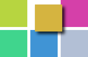 With negative margins and the proposed 'box-shadow'
      property, an element can be made to overlap another, even in a
      grid layout.