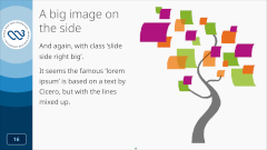 [Screendump
of a slide with the W3C 2025 style]