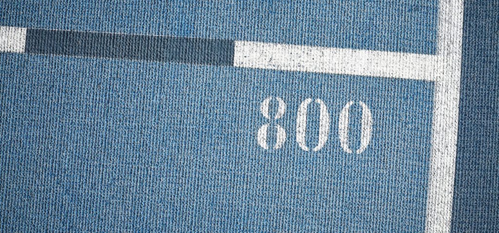 800 mark on a track